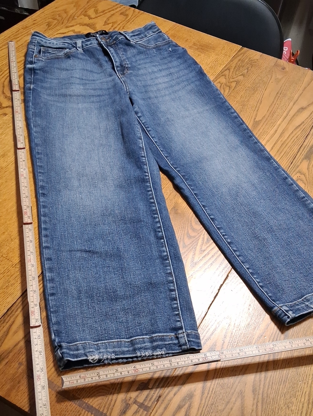 JUDY BLUE Jeans Womens BLUE 5 / 27 WIDE LEGS ?? Denim Preowned
